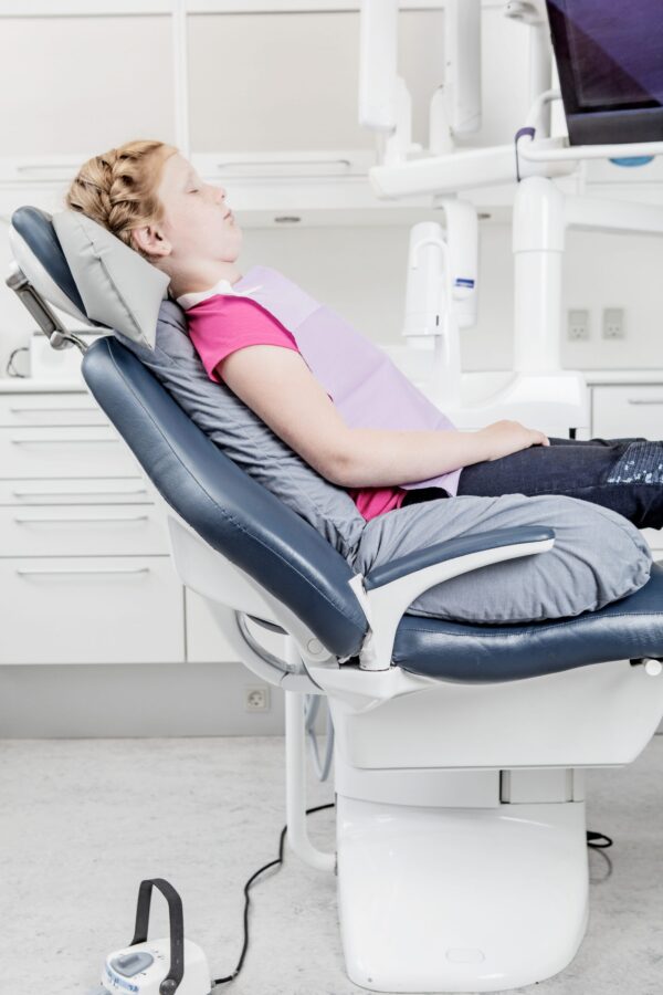 Dental Cushion support for child recline